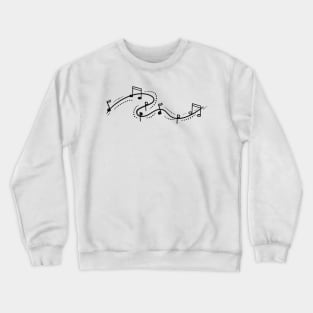 Melody musical notes Crewneck Sweatshirt